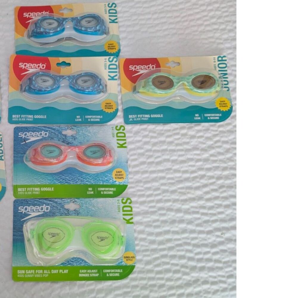 Speedo Swim Goggles Kids Ages 3-6 /Junior 6-14 - Picture 5 of 5